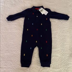 Ralph Lauren 9 month Boy One Piece Outfit